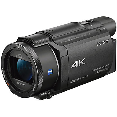 Sony FDR-AX53 Handycam with 4K Ultra-HD, Balanced Optical SteadyShot, 8.29MP, 20x Optical Zoom, NFC, Wi-Fi, 3 WhiteMagic LCD Screen, Black Sony FDR-AX53 Handycam with 4K Ultra-HD, Balanced Optical SteadyShot, 8.29MP, 20x Optical Zoom, NFC, Wi-Fi, 3 WhiteMagic LCD Screen, Black